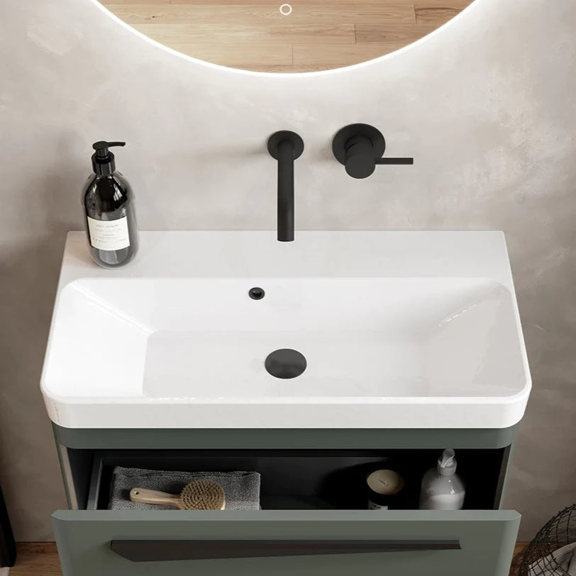 Matt Black Wall Mounted Basin Tap, Saneux Cos