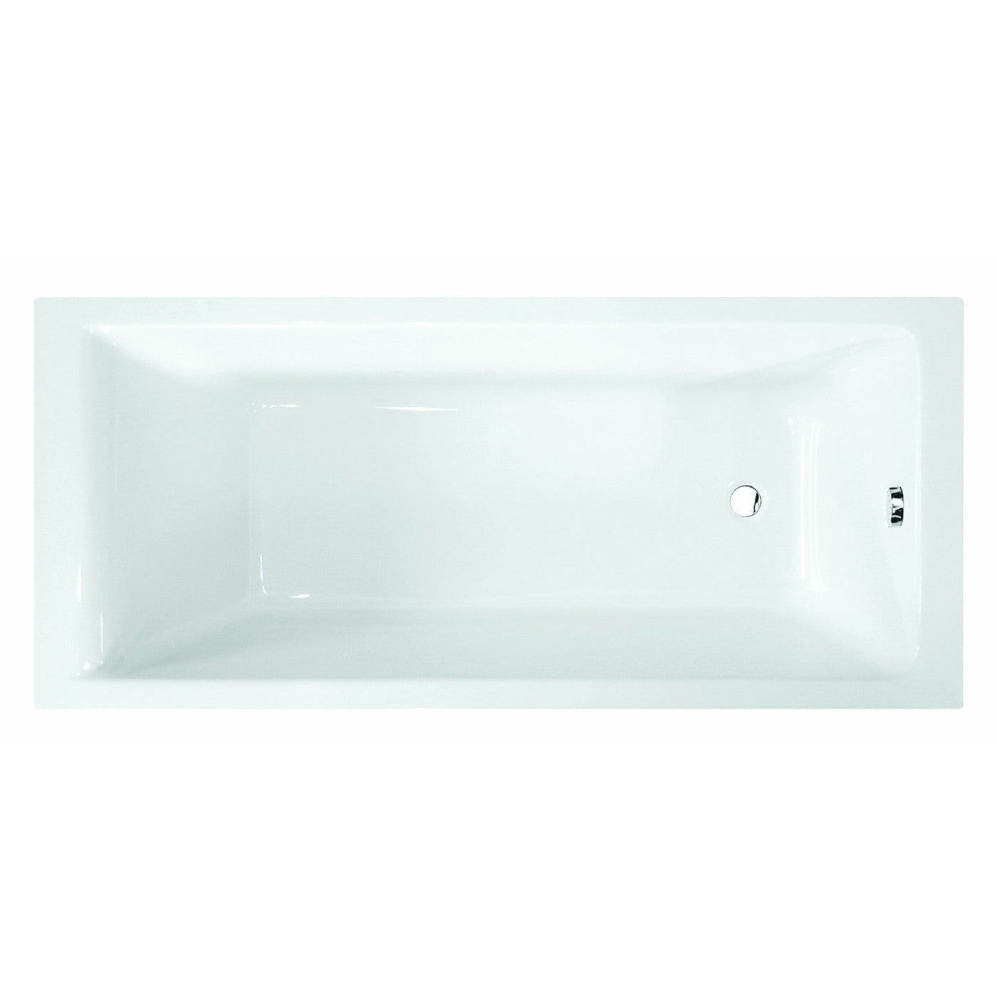 Medici Square Single-Ended Straight Bath - Euro Look - Letta London - 