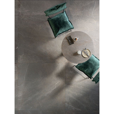 Mud Grey Tile - a Distinctive, natural stone with veins & texture - Letta London - 