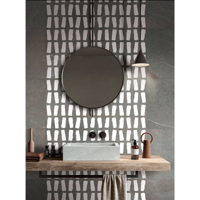 Mud Grey Tile - a Distinctive, natural stone with veins & texture - Letta London - 