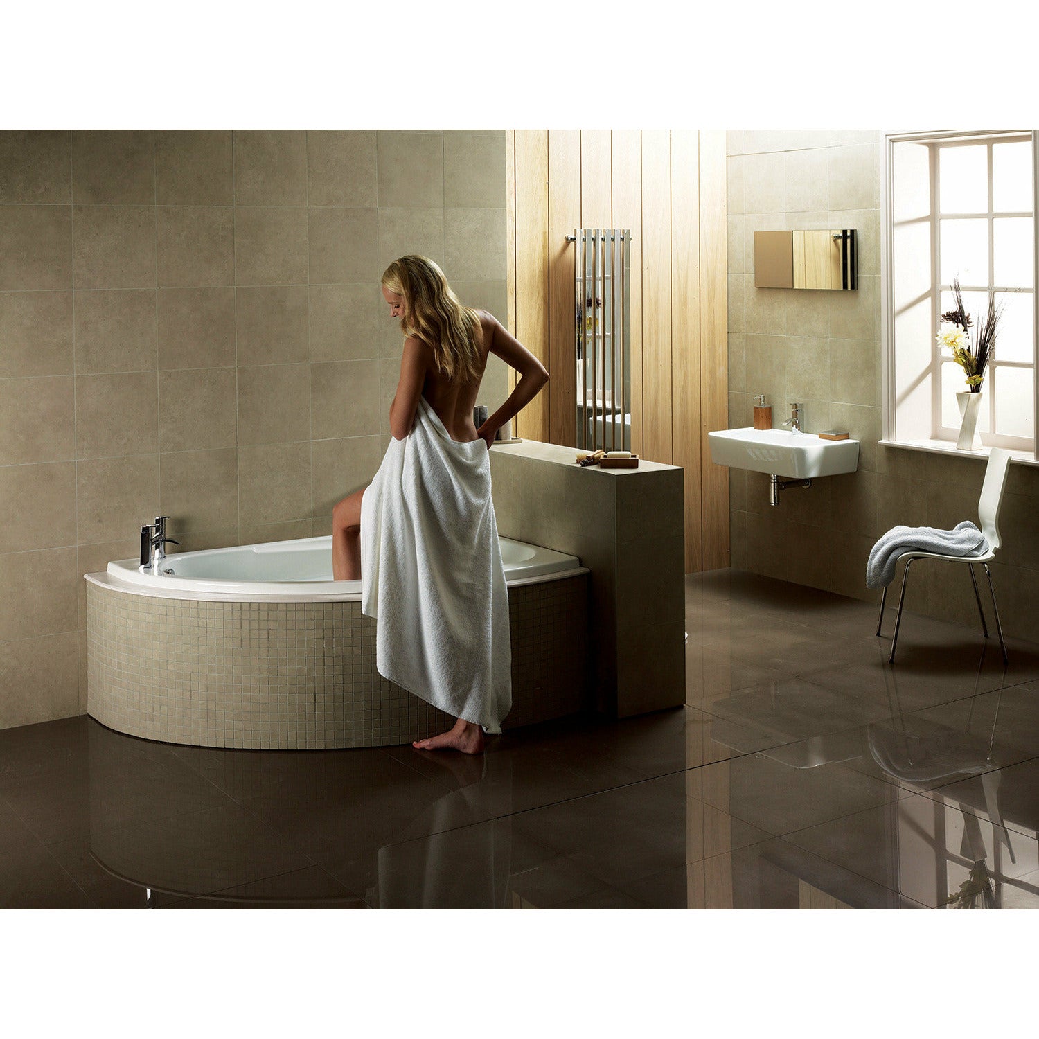 Luxury Offset Corner Bath - Left Hand design – Letta London