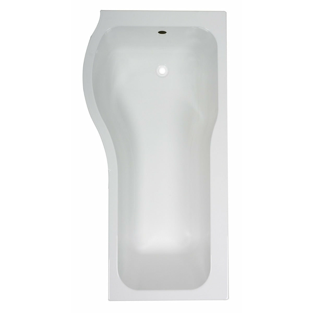 P-Shaped Shower Bath - Left Handed Frontline Luxury - Letta London - Shower Bath