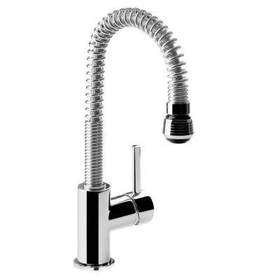 Professional Kitchen mixer tap with spring spout - 2 Spray Modes - Letta London - 