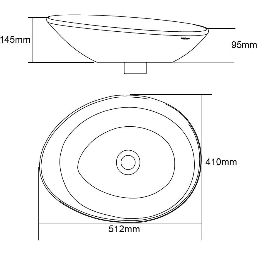 Round Countertop Basin | Galaxy by Frontline