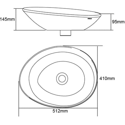 Round Countertop Basin | Galaxy by Frontline