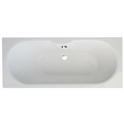 Round Double-Ended Straight Bath - 1700 x 750mm | Luna - Letta London - 