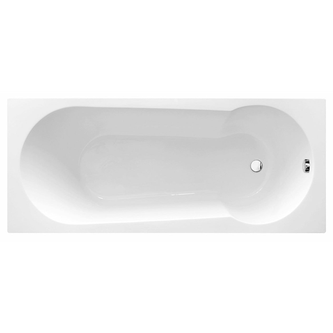 Round Single-Ended Shower Bath | Oporto - Letta London - 