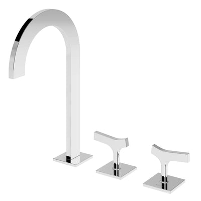 Royal Deck-mounted 3-Hole Basin Mixer Tap, Side by Side Handles