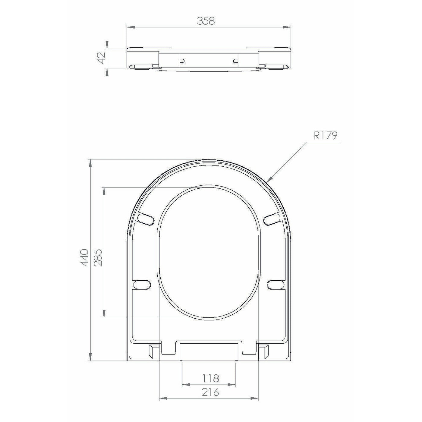 SANEUX AUSTEN CLOSE COUPLED TOILET PAN - SOIL EXIT including cistern and soft close seat - Letta London - 