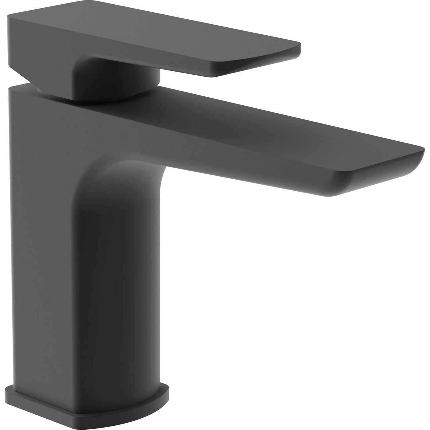 Saneux Deck Mounted Matte Black FUJI Basin Mixer + C. Waste FUJI Basin Mixer + C. Waste - FU002.MB - Letta London - Basin Taps