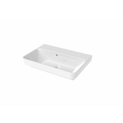 Saneux Gloss White HYDE 55x37cm Washbasin - 0TH Gloss White - Letta London - 