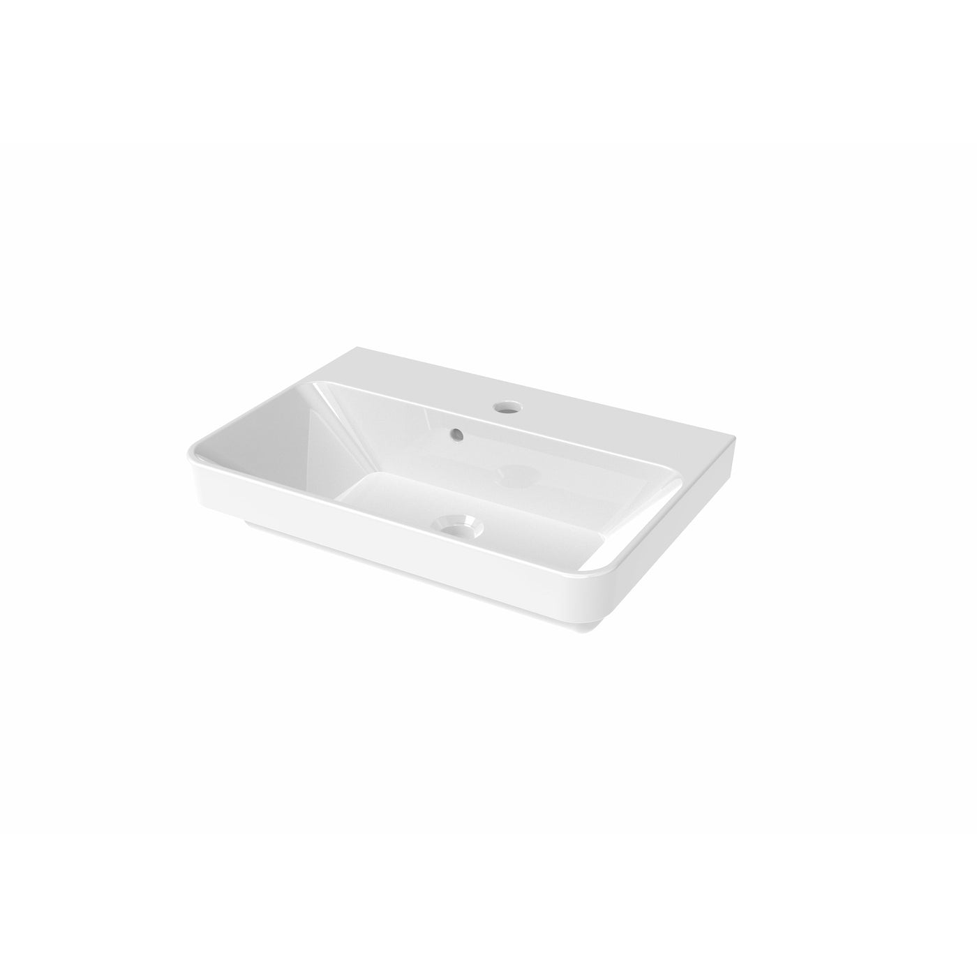 Saneux Gloss White HYDE 55x37cm Washbasin Gloss White - Letta London - 