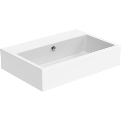 Saneux Gloss White MATTEO Washbasin 50 x 37cm - 1 TH - Letta London - 