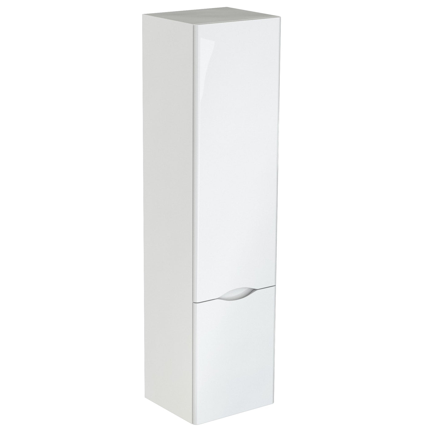 Saneux INDIGO Tall wall unit gloss white Gloss White - Letta London - 