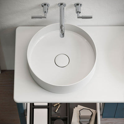 Saneux Matt Fiord Floor Standing Vanity Unit and Sink (1200mm) - Letta London - Vanity Units