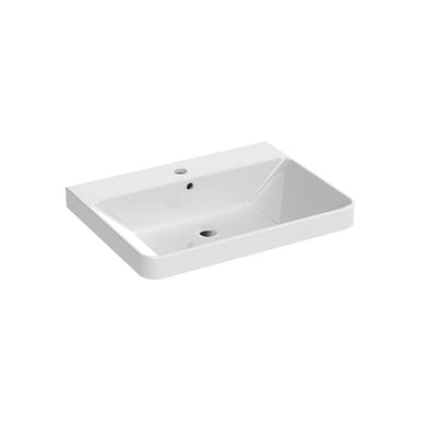 Saneux Matt Fiord Wall Hung Vanity Unit and Sink (600mm) - Letta London - Wall Hung Vanity Units
