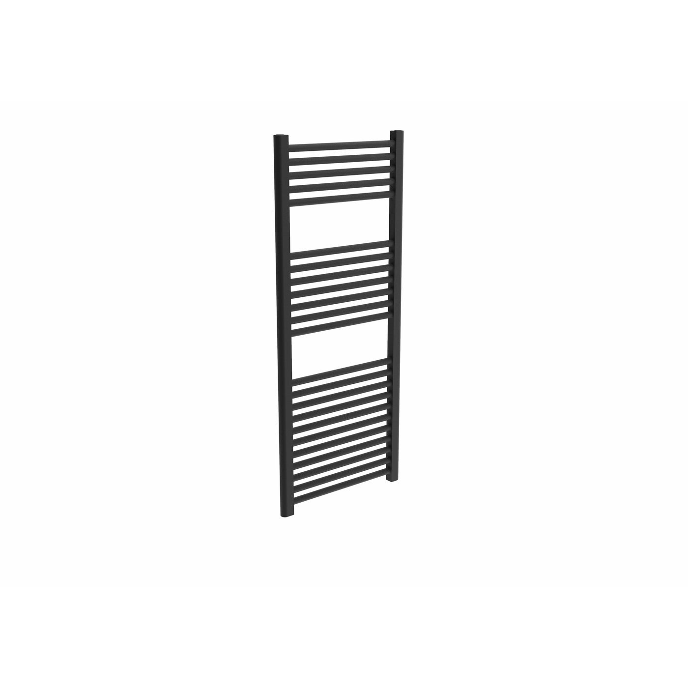 Saneux Matte Black EMBER 500 x 1200 Towel Rail - Letta London - Heating