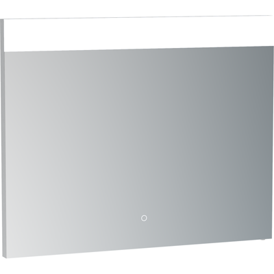 Saneux MATTEO H600mm x W750mm x D35mm Horizontal top light, and down lighting - Letta London - Standard Mirrors