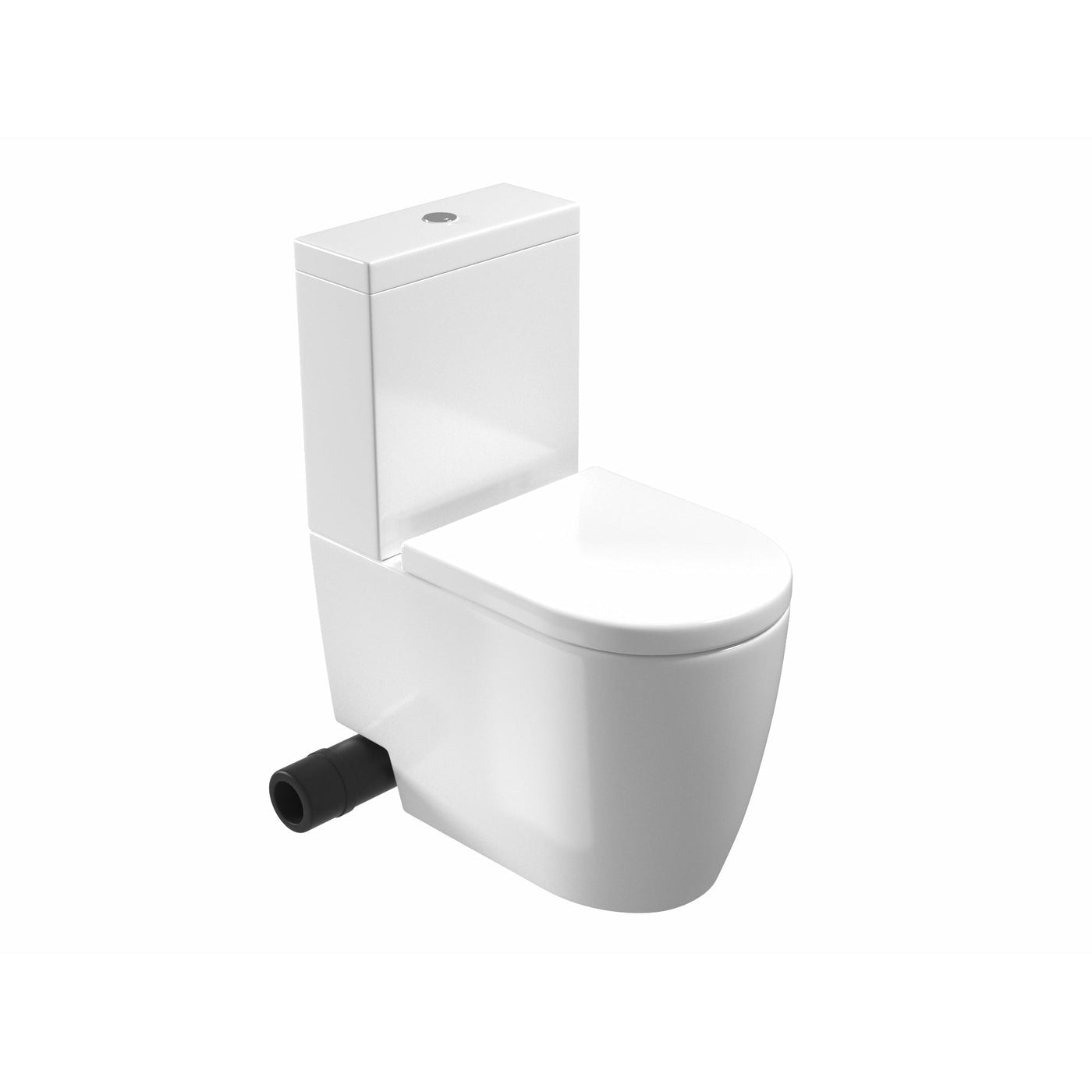 Saneux Toilet Pan - c/c - fully BTW - Rimless LH Cut-out - Letta London - 