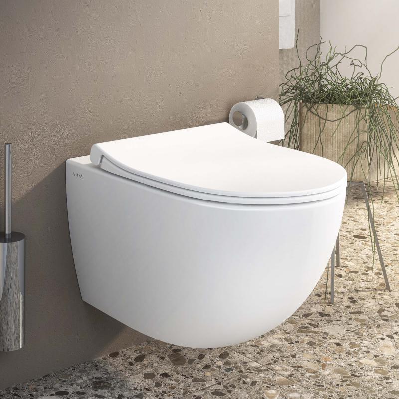 Sento Wall-Hung toilet - Rimless, with Soft Close Seat