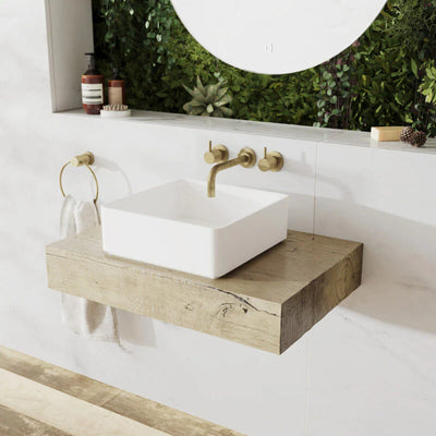 Square Countertop Basin 37cm | DAPHNE - Ashton & Bentley