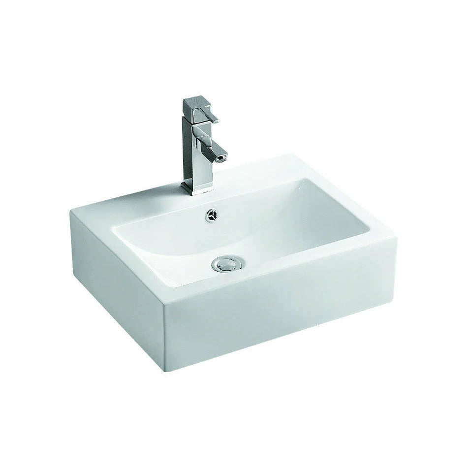 Frontline White Moderna Designer Countertop Basin - Letta London - Countertop Basins