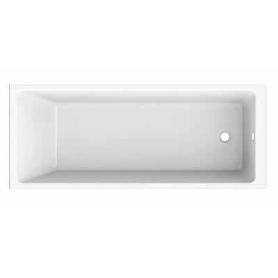 Square Single-Ended Straight Bath - Chic - Letta London - 