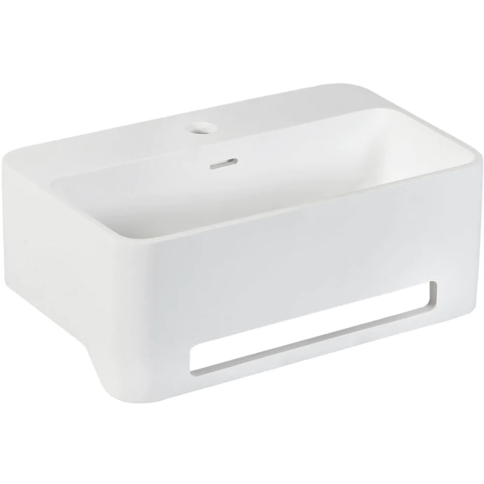 Semi-Recessed - 500mm Stone Cloakroom Basin Cabanes