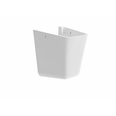VITA 55x39cm washbasin 1TH with SEMI pedestal - Letta London - 