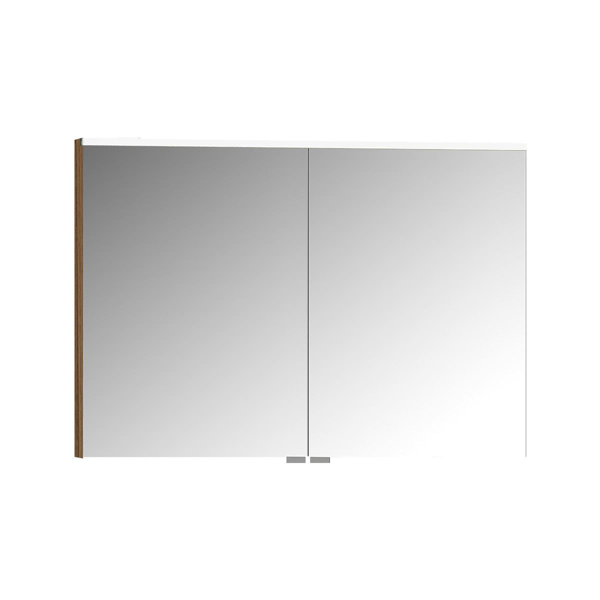 Waved Natural Wood Premium Mirror Cabinet - Letta London - Mirror Cabinets